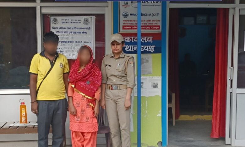 गुमशुदा युवती गुड़गांव से सकुशल बरामद