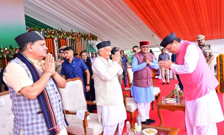 मुख्यमंत्री पुष्कर सिंह धामी ने 79वें स्वतंत्रता दिवस के अवसर पर की 6 बड़ी घोषणाएं मुख्यमंत्री पुष्कर सिंह धामी ने 79वें स्वतंत्रता दिवस के अवसर पर की 6 बड़ी घोषणाएं